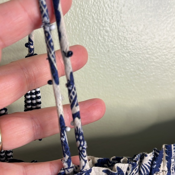 Farm Rio Blue Pineapple Garden Patterned Midi dress - Picture 16 of 16